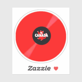 RECORD ALBUM RED STICKER
