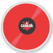 RECORD ALBUM RED STICKER (Voorkant)