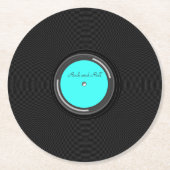 Record Album Ronde Kartonnen Onderzetter (Voorkant)