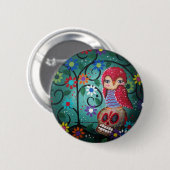 Record Art van Lori Everett Ronde Button 5,7 Cm (Voorkant /achterkant)