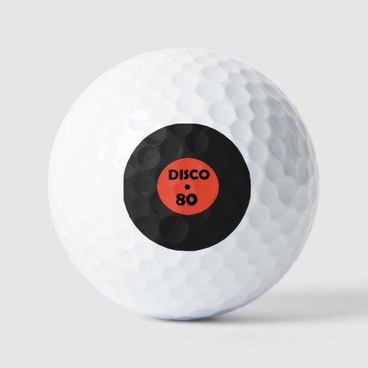 Record Bord golfballen - Disco Music Party (Voorkant)