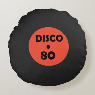 Record Bord Ronde Kussen Disco Music Party