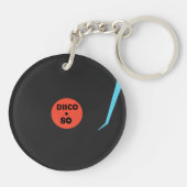 Record Bord Sleutelhanger Gift Disco Music Party (Achterkant)