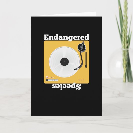 Record Collectors Vinyl Lovers Kaart (Voorkant)