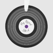 Record Design Banner Ornament (voorkant)