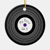 Record Design Banner Ornament (Voorkant)