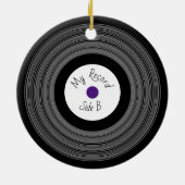 Record Design Banner Ornament (Achterkant)