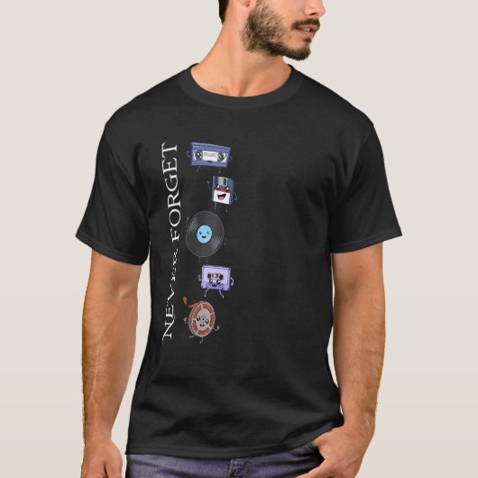 Record en vrienden vergeten nooit t-shirt (Voorkant)