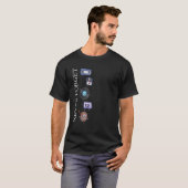 Record en vrienden vergeten nooit t-shirt (Voorkant volledig)