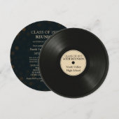  Record High School Class Reunion Round Kaart (Voorkant / Achterkant)