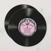 Record Love Song Valentijn Feestdagenkaart (Voorkant / Achterkant)