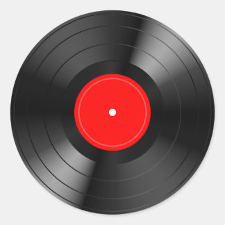Record_LP Ronde Sticker