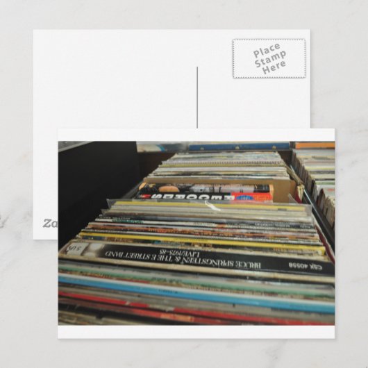 Record Mania Briefkaart (Voorkant / Achterkant)