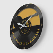  record met Banjo Cutout Print Grote Klok (Hoek)