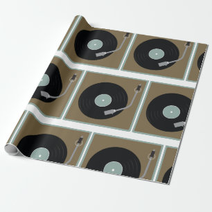 Record Player Cadeaupapier