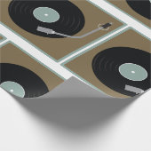 Record Player Cadeaupapier (Hoek)