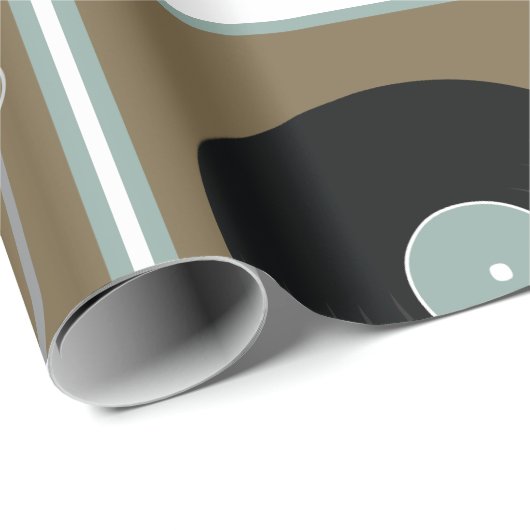 Record Player Cadeaupapier (Rol Hoek)