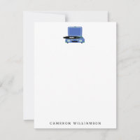  Record Player in Blue Personalized