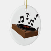 Record Player Keramisch Ornament (Rechts)
