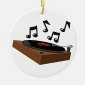 Record Player Keramisch Ornament (Voorkant)