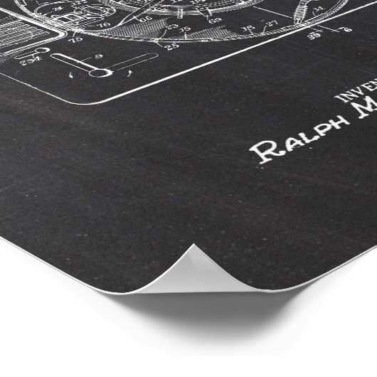 Record Player-patent Poster (Hoek)