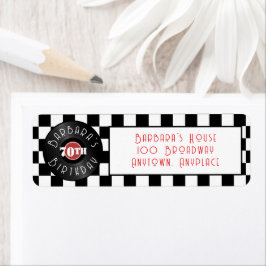 Record Player Rock N Roll Themed Birthday Party Etiket