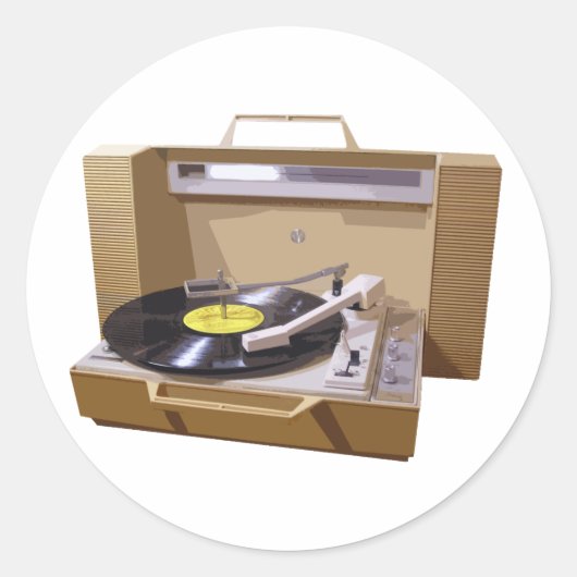 Record Player sticker (Voorkant)