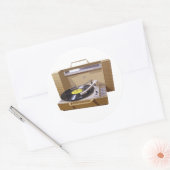 Record Player sticker (Envelop)