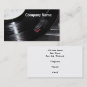 Record Player Visitekaartje (Voorkant / Achterkant)