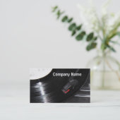 Record Player Visitekaartje (Staand voorkant)