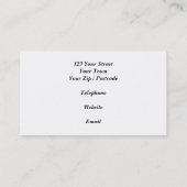 Record Player Visitekaartje (Achterkant)