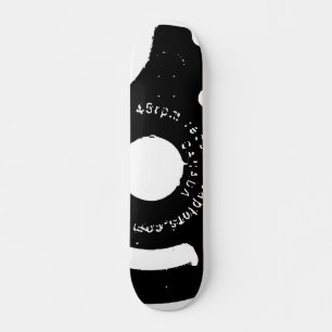 Record ruimte (45 rpm) persoonlijk skateboard
