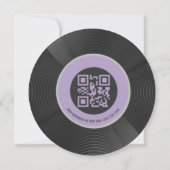 Record Save the Date Uitnodiging (Achterkant)
