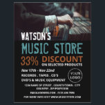 Record selecteren, muziekwinkel Adverteren Flyer<br><div class="desc">Record Select (Muziekwinkel selecteren) Adverteren brochures door de Visitekaartje winkel.</div>