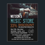 Record selecteren, muziekwinkel Adverteren Flyer<br><div class="desc">Record Select (Muziekwinkel selecteren) Adverteren brochures door de Visitekaartje winkel.</div>