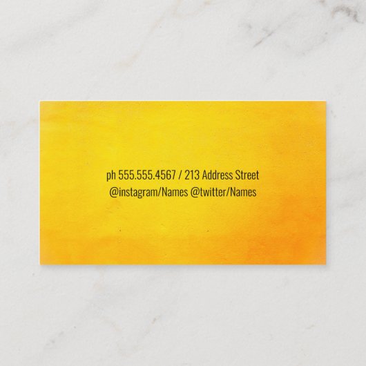 Record Vinyl Vlam Logo | Muziek Visitekaartje (Achterkant)