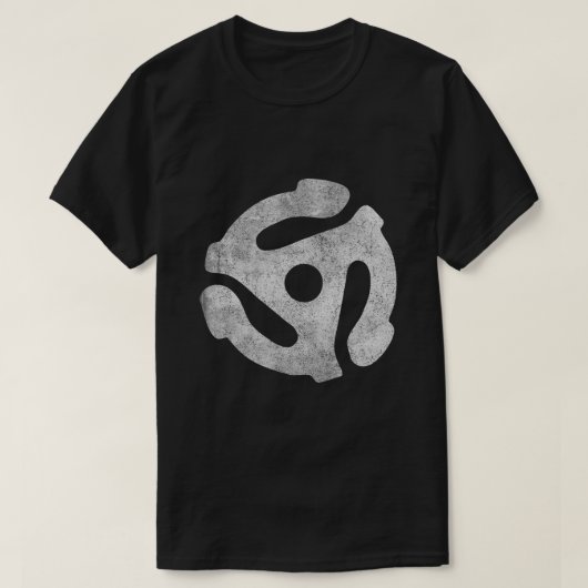 recordadapter van 45 rpm t-shirt (Design voorkant)