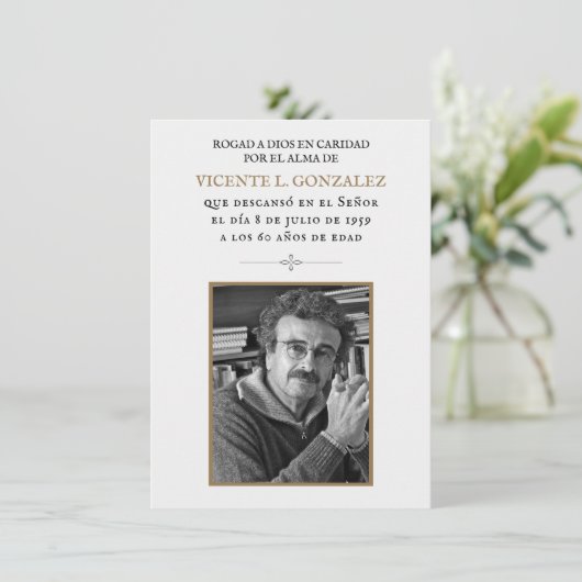 Recordatorio Kaart (Staand voorkant)