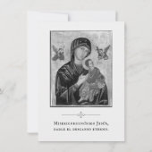 Recordatorio Kaart (Achterkant)