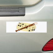 Recorder/instrument Bumpersticker (Op auto)