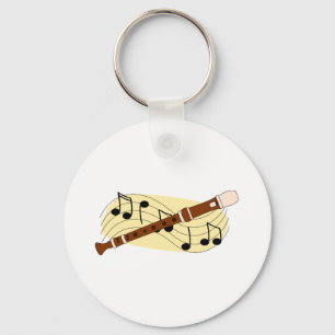 Recorder/instrument Sleutelhanger