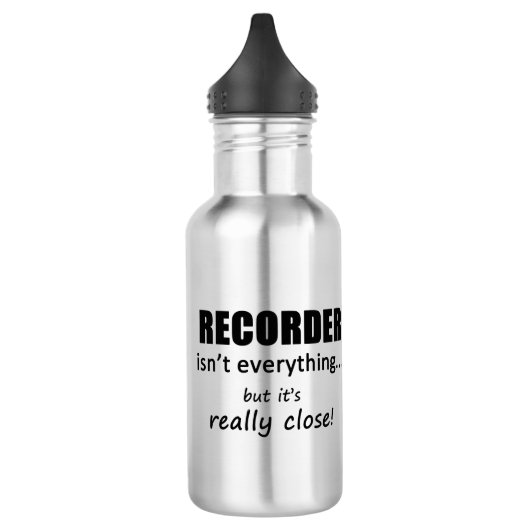 Recorder is niet alles waterfles  (Links)