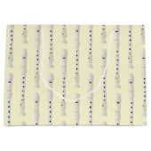 Recorder Music Teacher Musician Band Groot Cadeauzakje (Voorkant)