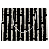 Recorder Music Teacher Musician Band Groot Cadeauzakje (Voorkant)