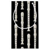 Recorder Music Teacher Musician Band Klein Cadeauzakje (Achterkant)