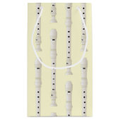 Recorder Music Teacher Musician Band Klein Cadeauzakje (Achterkant)