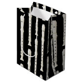 Recorder Music Teacher Musician Band Medium Cadeauzakje (Voorkant Gekanteld)