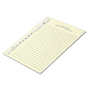 Recorder Music Teacher Musician Band Notitieblok