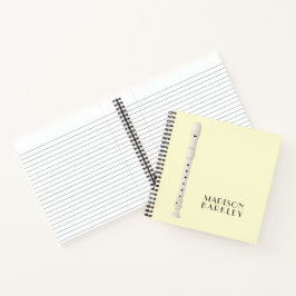 Recorder Music Teacher Musician Band Notitieboek