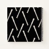 Recorder Music Teacher Musician Band Notitieboek (Achterkant)